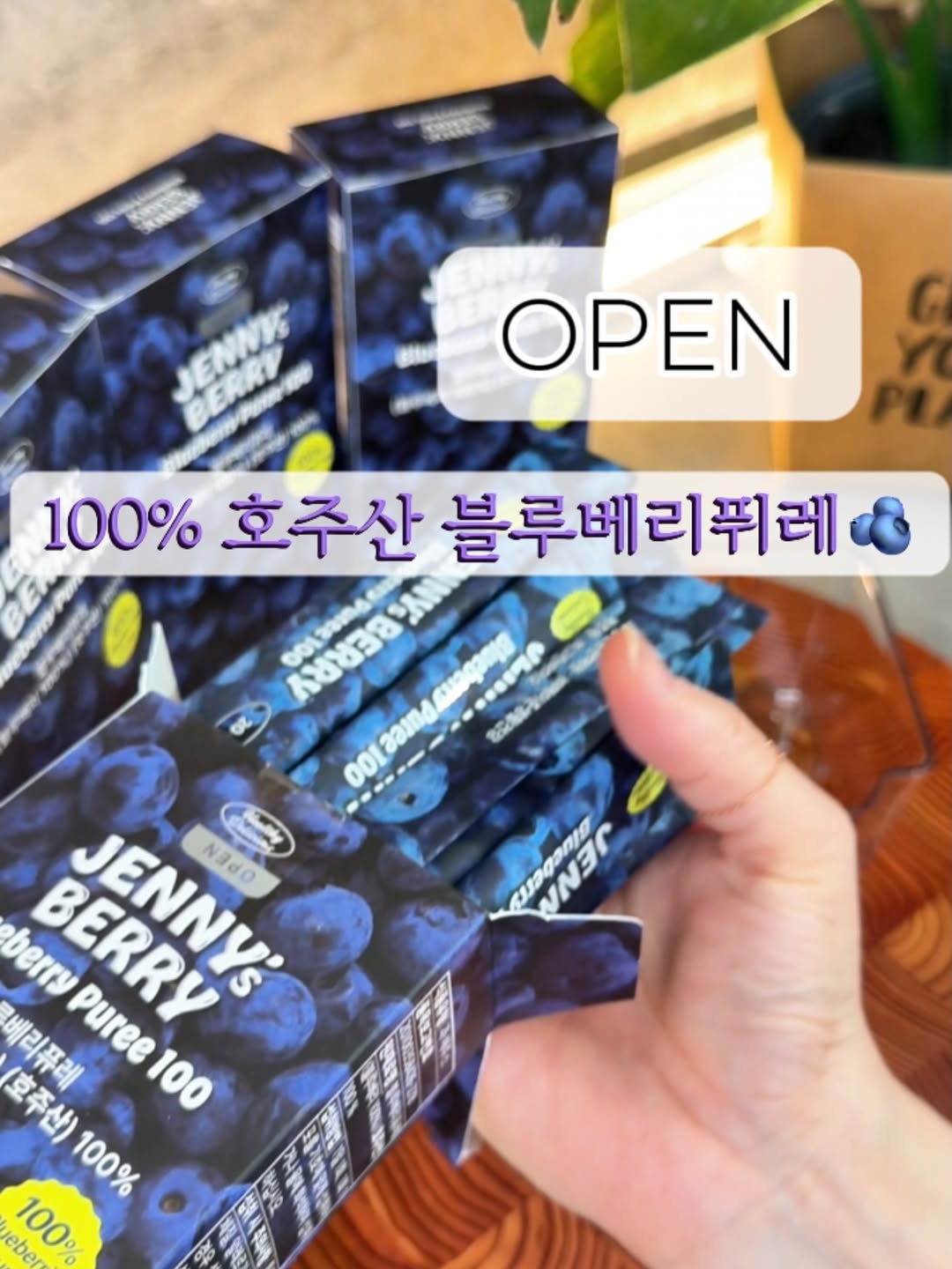 블루베리 퓌레